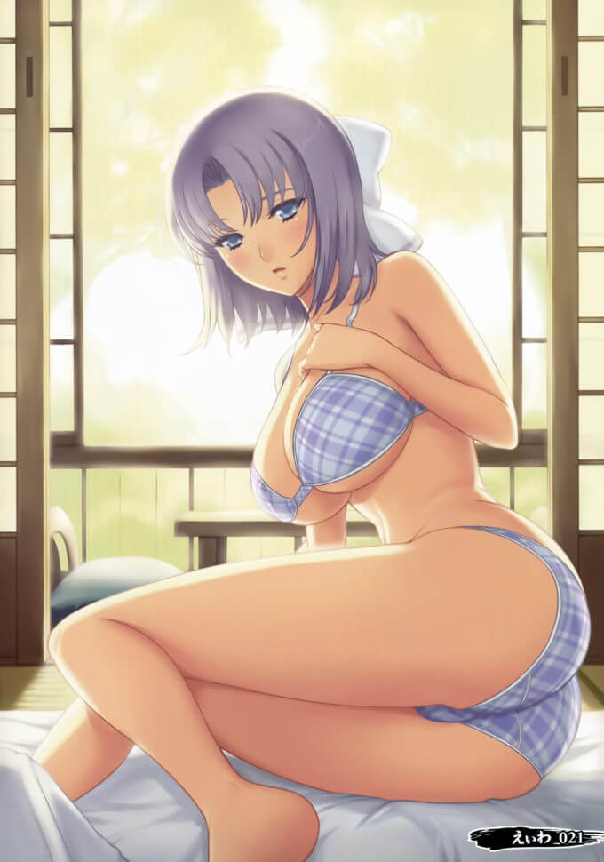 Hot Busty Yumi From Senran Kagura In Bikini