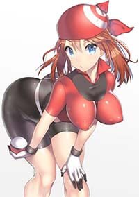 May Large Boobs Anime Girl In Latex Flashing Boobs Pokemon Xxx 1