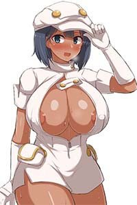 Aether Foundation Employee Big Breast Hentai Girl Unzips Top Nipple Slip 1