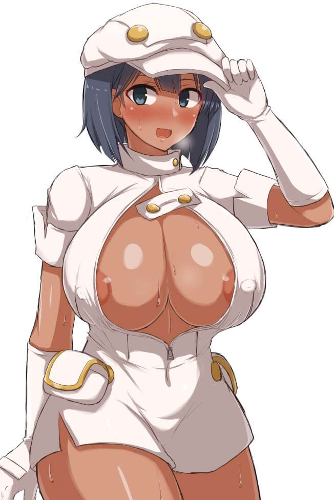 Aether Foundation Employee Big Breast Hentai Girl Unzips Top Nipple Slip 2