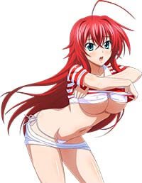 High School Dxd Hentai Rias Gremory Big Tits Hentai Girl Strips Off 1