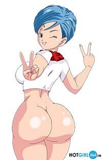 Dragon Ball Super Hentai Bulma Briefs Bottomless With No Panties 1