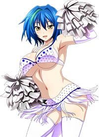 High School Dxd Hentai Xenovia Quarta In Sexy Cheerleader Outfit 1