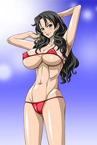 One Piece Hentai Alvida In Micro Bikini Erect Nipples And Big Underboob 1