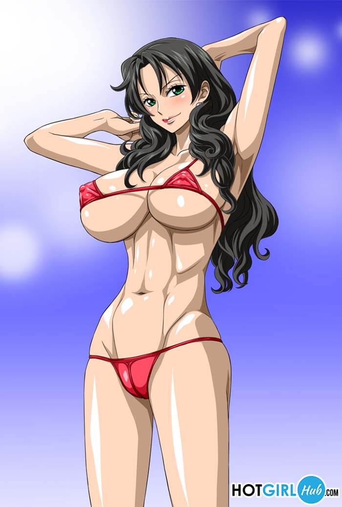 One Piece Hentai Alvida In Micro Bikini Erect Nipples And Big Underboob 2