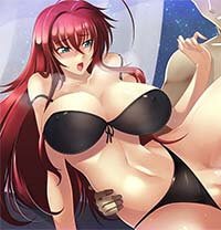 High School Dxd Hentai Rias Gremory In Lingerie Spread Legs Fuck By Issei 1