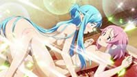 Sword Art Online Hentai Asuna Yuuki X Rika Shinozaki Lesbian Naked Lying 1