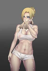 Attack On Titan Hentai Annie Leonhart In See Through Gym Uniform Wet Nipple Slip 1