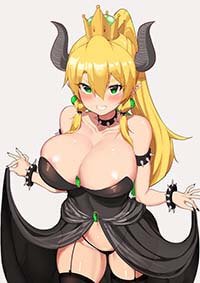 Sword Art Online Hentai Leafa Without Bra Bowsette Cosplay Areola Slip 1