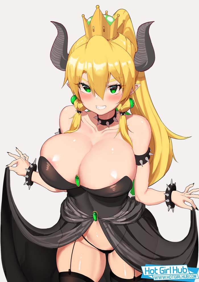 Sword Art Online Hentai Leafa Without Bra Bowsette Cosplay Areola Slip 2