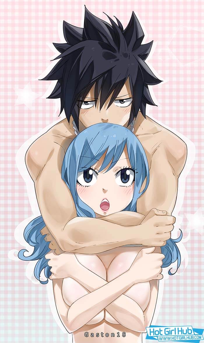 Fairy Tail Hentai Juvia Lockser X Gray Fullbuster Naked Hugging Bouncing Breasts 2