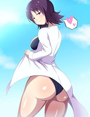 Pokemon Professor Ivy Hentai in Bikini Large Ass Blush Big Breasts 1