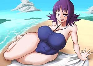 Pokemon Professor Ivy Hentai in Swimsuit Chubby Huge Breasts 1