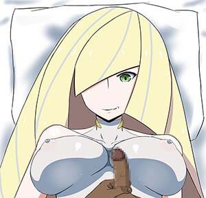 Pokemon Lusamine Hentai Brock X Lusamine Titfuck Large Breasts Paizuri Over Clothes 1
