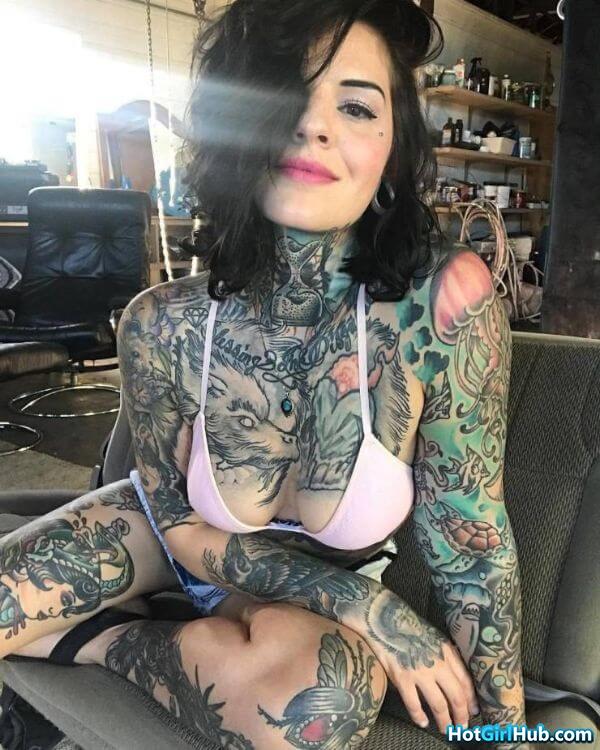 Hot Tattooed Girls with big tits 5