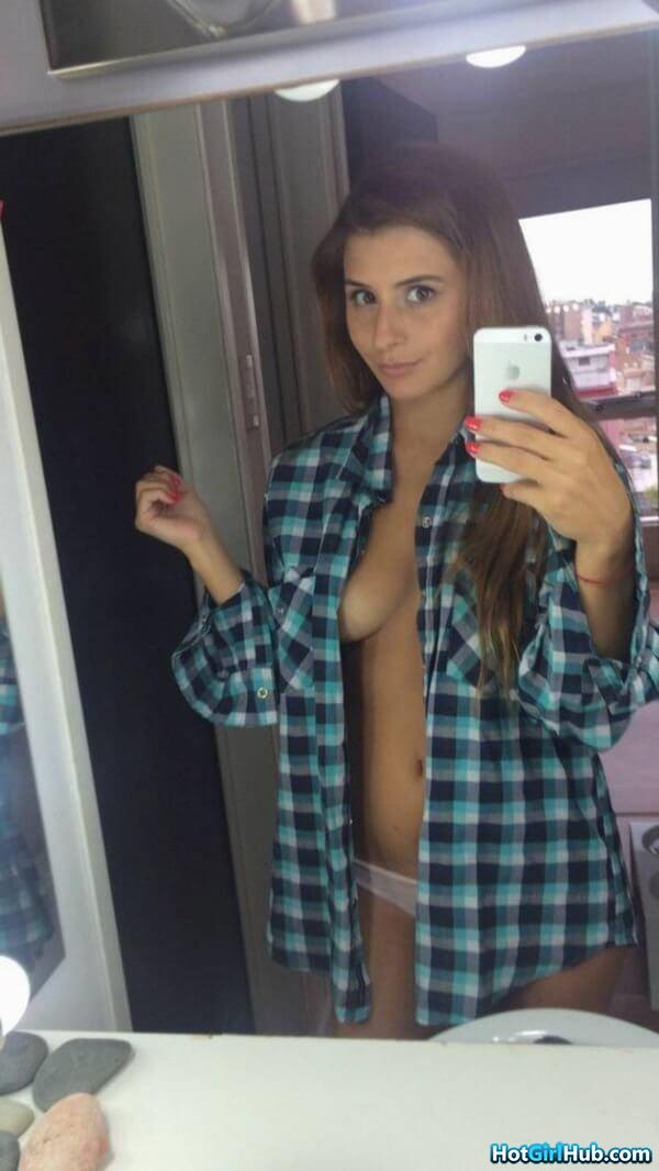 cute girls with big tits in flannel 17
