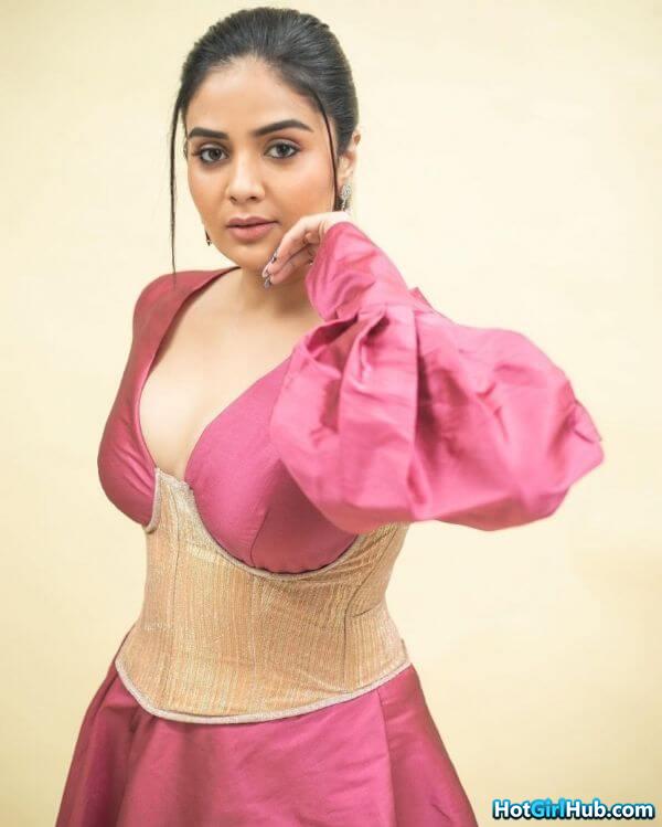Hot Telugu Cinema Actress Sreemukhi Big Boobs 10