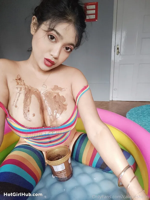 Hot Lovely Ghosh Big Boobs Instagram Model (5)