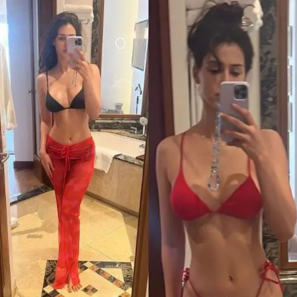 10 Bollywood Actresses Showing Curvy Body in Hot Bikini Selfies (4)