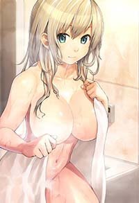Atago Big Boobs Hentai Girl Naked in Towel After Bath Kantai Collection 1