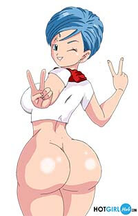 Dragon Ball Super Hentai Bulma Briefs Bottomless With No Panties