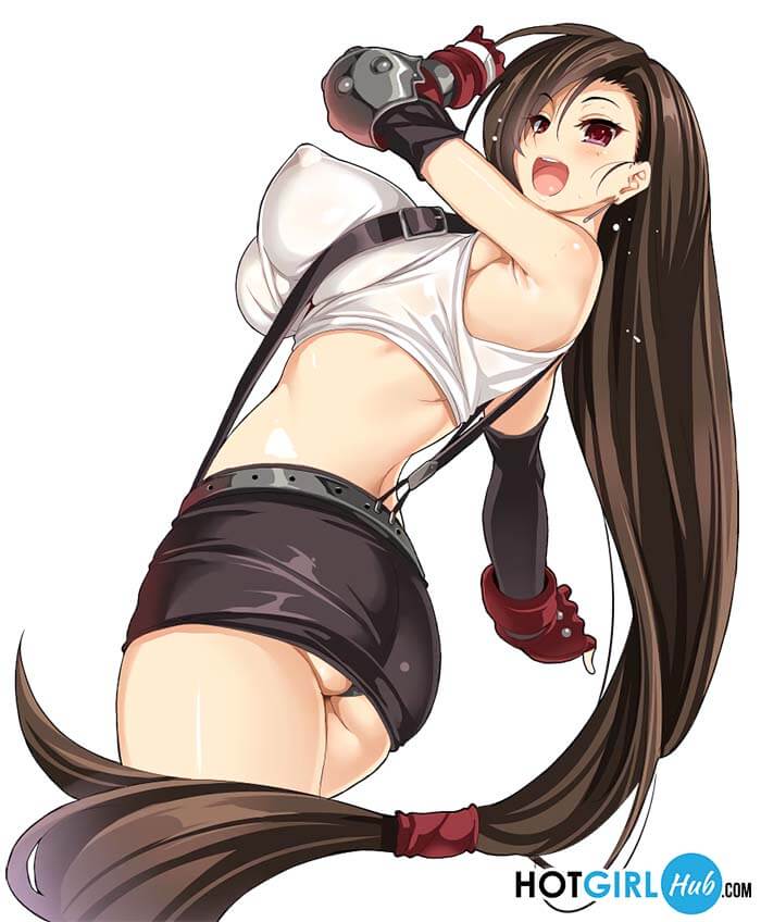 Final Fantasy Vii Hentai Tifa Lockhart Without Bra Hanging Breasts 2