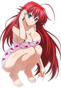 High School Dxd Hentai Rias Gremory Without Bra in Wet Towel Big Tits 1