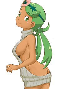 Pokemon Hentai Mallow In Virgin Killer Sweater Without Bra Big Ass