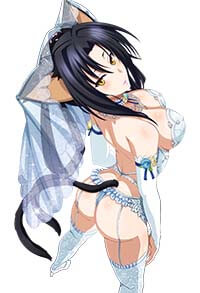 High School Dxd Hentai Kuroka In Lingerie Big Boobs And Big Ass