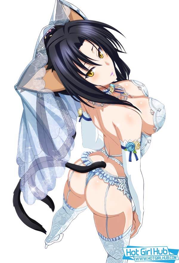 High School Dxd Hentai Kuroka In Lingerie Big Boobs And Big Ass 2