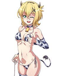 Symphogear Hentai Kirika Akatsuki Cowgirl Cosplay Squeeze Nipples
