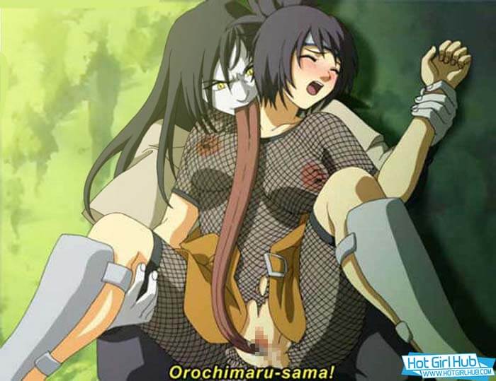 Naruto Hentai Orochimaru X Anko Mitarashi Rape Torn Bodysuit Licking Pussy 2