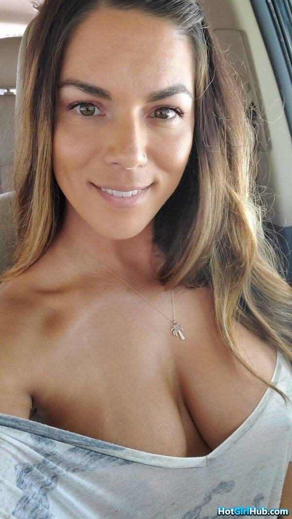 Hot Busty Girls Taking Car Selfie Showing Huge Boobs 5