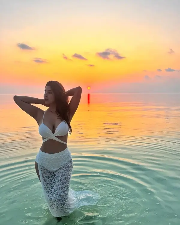 Sonarika Bhadoria Showcased Her Curvy Body in in Bikini Raised the Heat (3)