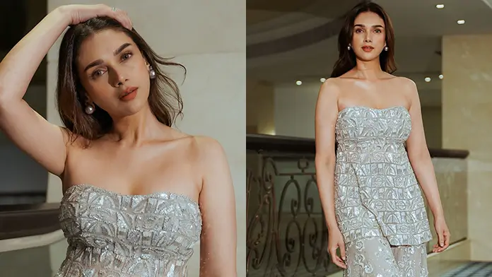 Hot Aditi Rao Hydari Flaunts Her Big Boobs in Designer Outfit (1)