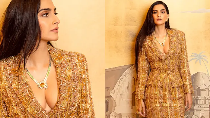 Hot Sonam Kapoor Flaunts Her Big Boobs in Mesmerizing Dress (1)