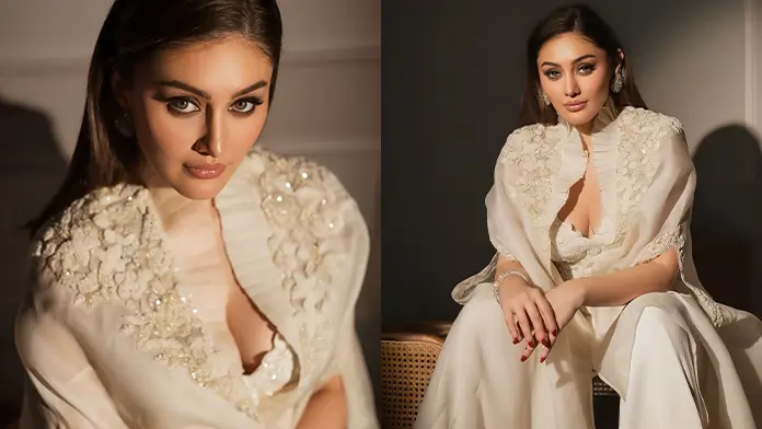 Hot Shefali Jariwala Shows Off Big Boobs and Deep Cleavage in Elegant Dress (1)