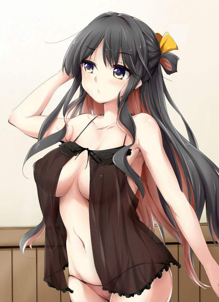 Big Boobs Hentai Girl Wearing Transparent Nighty Flashing Her Sexy Big Underboob